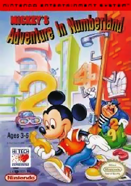 Mickey's Adventure in Numberland (USA) box art